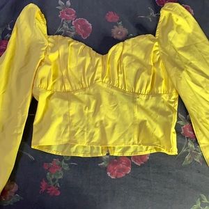 Yellow Sophisticated Top
